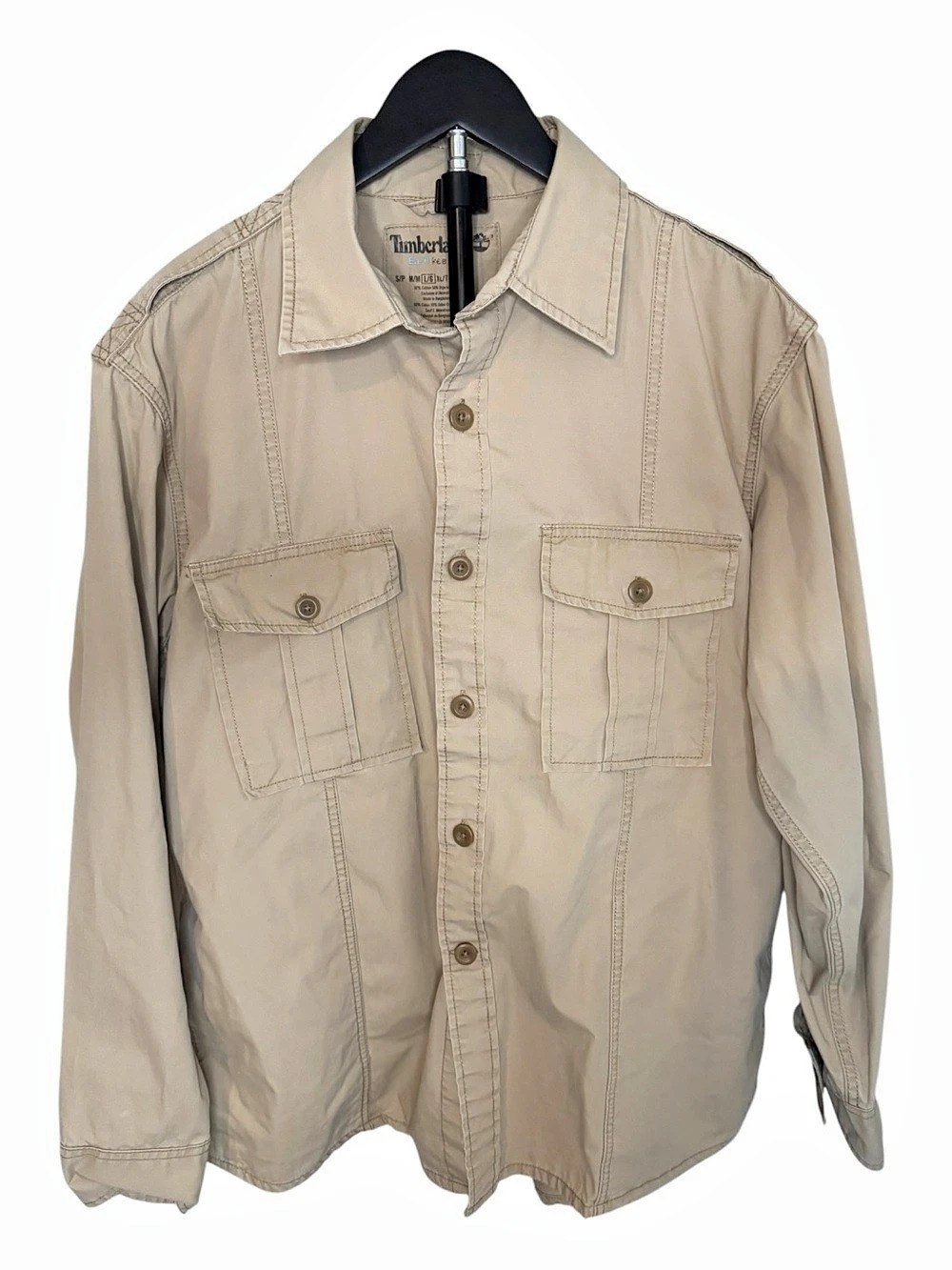 Timberland Earthkeepers Men's Cotton Shirt Beige Large